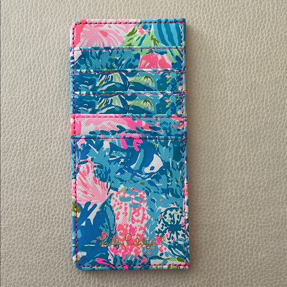 NWT Lilly Pulitzer Card Case in Fished My Wish Pattern - Picture 3 of 5